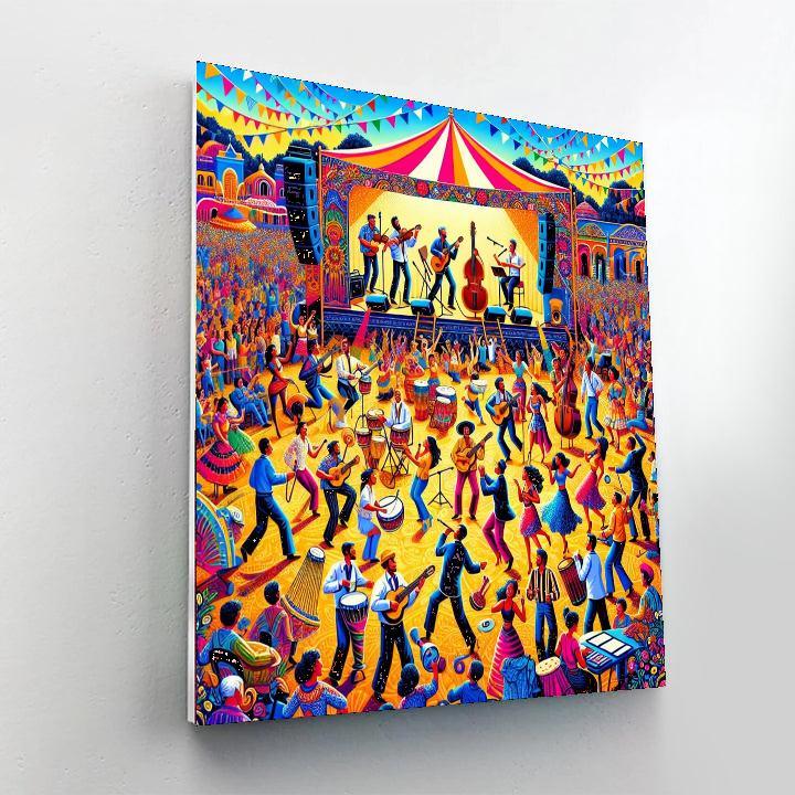 Charming Musical Festival Numbered Painting Kits