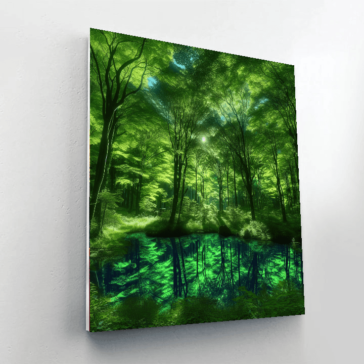 Emerald Forest Paint By Color