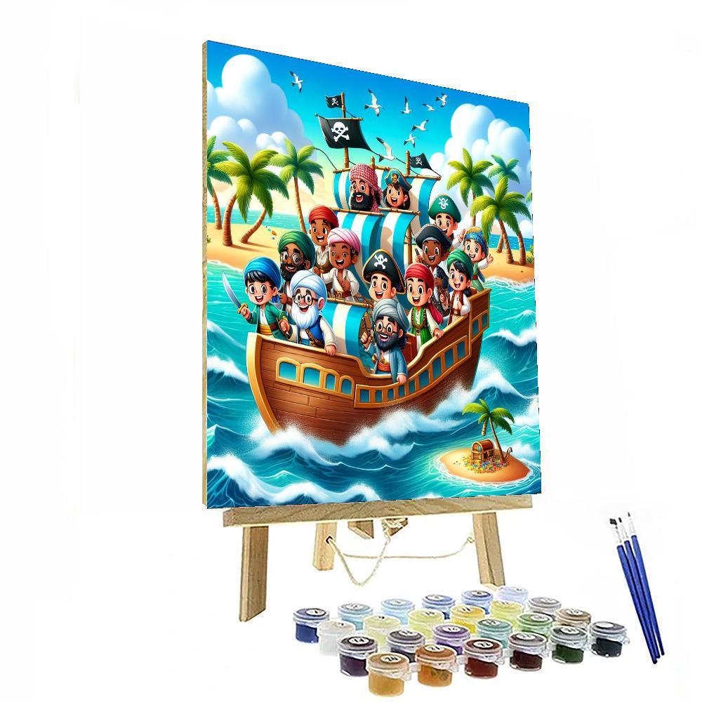 Pirate Adventure For Little Explorers Numbered Painting Kits
