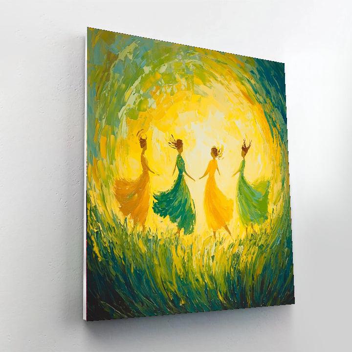 Dancing Together Painting By Numbers Kit