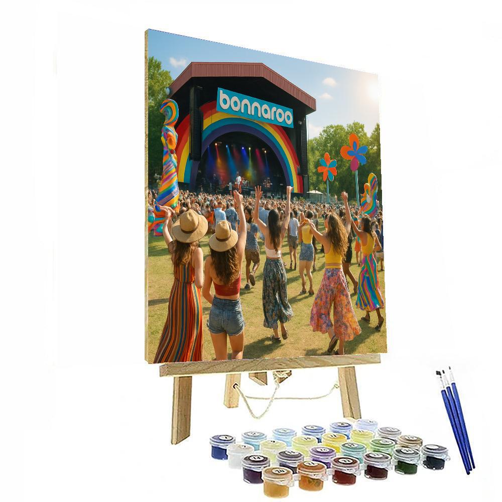 Bonnaroo Music & Arts Festival - Usa Painting By Numbers Kit
