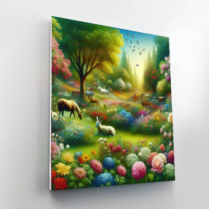 Bell's Enchanted Garden Numbered Painting Kits