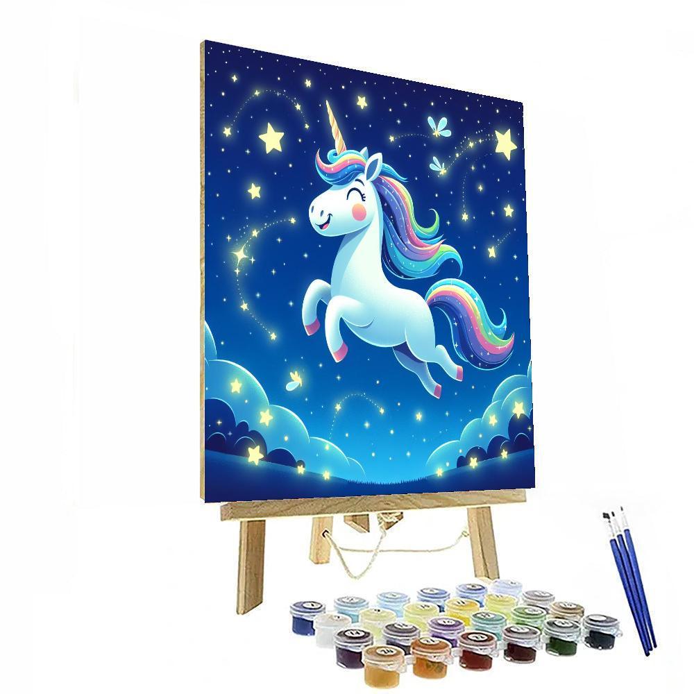 Magical Creatures Of The Night Painting Number Kit