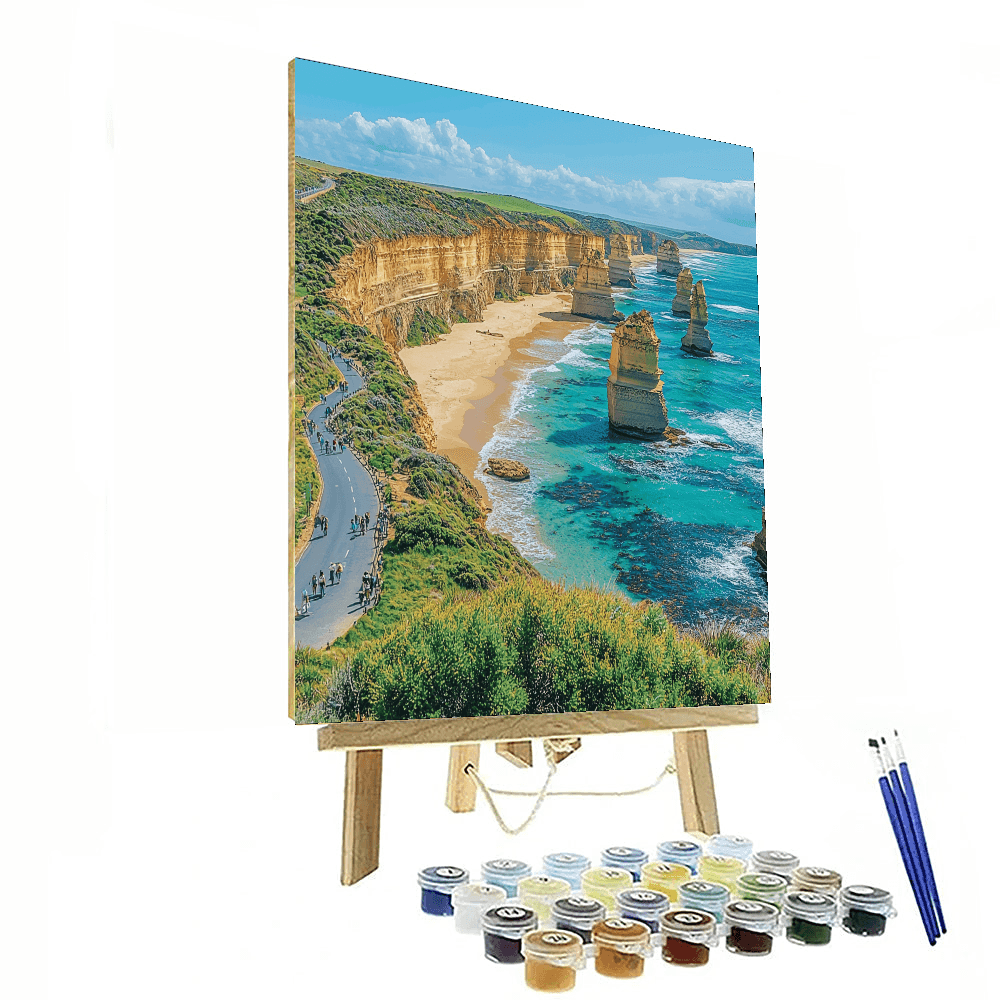 The Great Ocean Road DIY Paint By Numbers