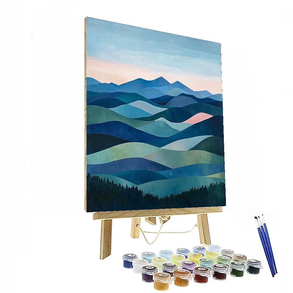 Paul Cézanne Inspired Horizon’s Embrace  Painting By Numbers Kit