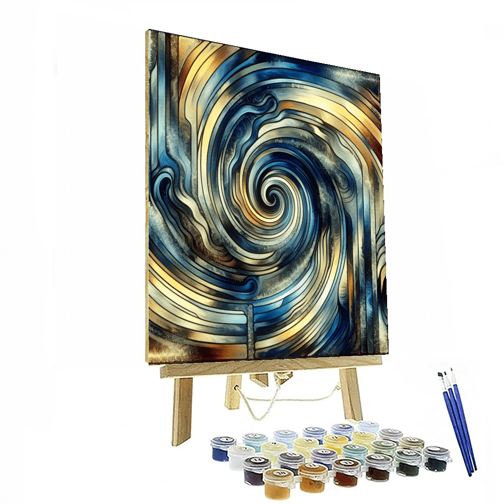 Sublime Abstract Reflections Painting By Numbers Kit