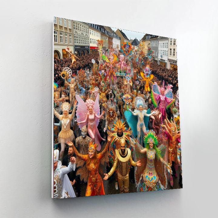Aalborg Carnival - Aalborg Painting By Numbers Kit