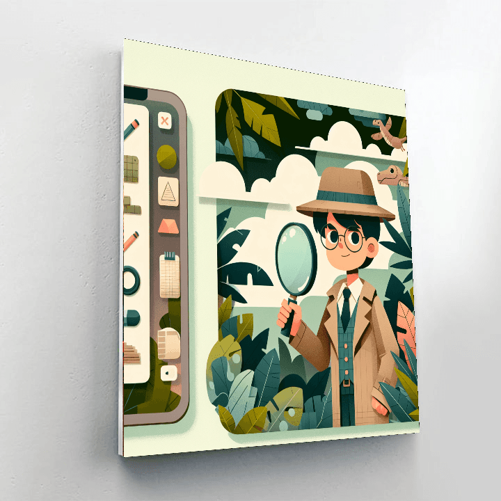 Mystery Of The Deep Jungle Paint By Number