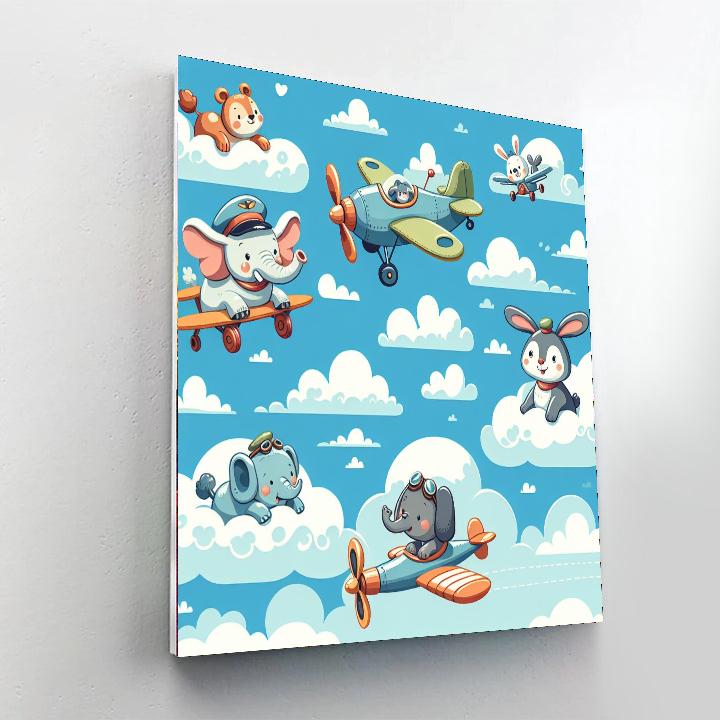 Aviation Adventure Paint By Numbers Kits