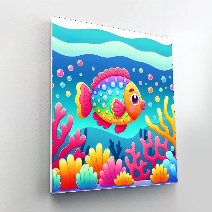 Colorful Fish Paint By Color