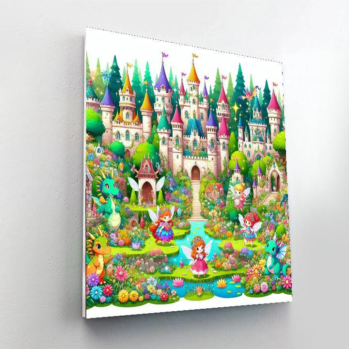 Playful Fairy Tale Adventure Painting By Numbers Kit