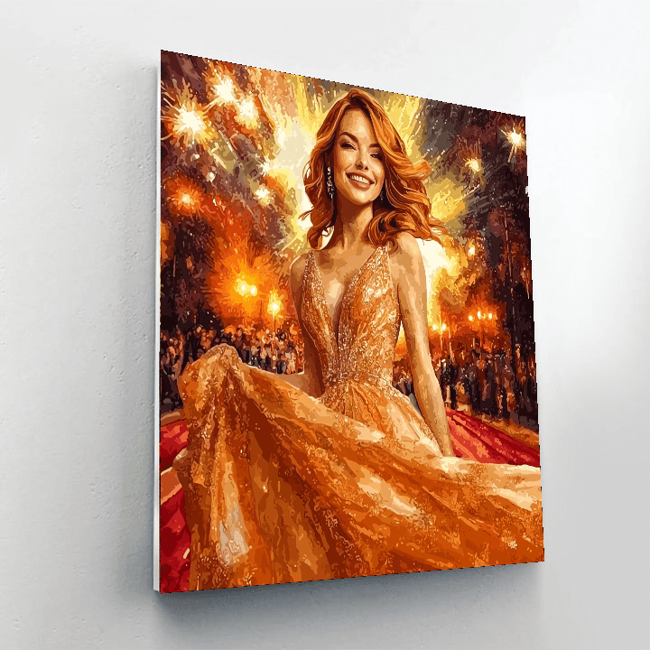 Emma Stone: The Light Of Stardom Paint By Numbers Kits