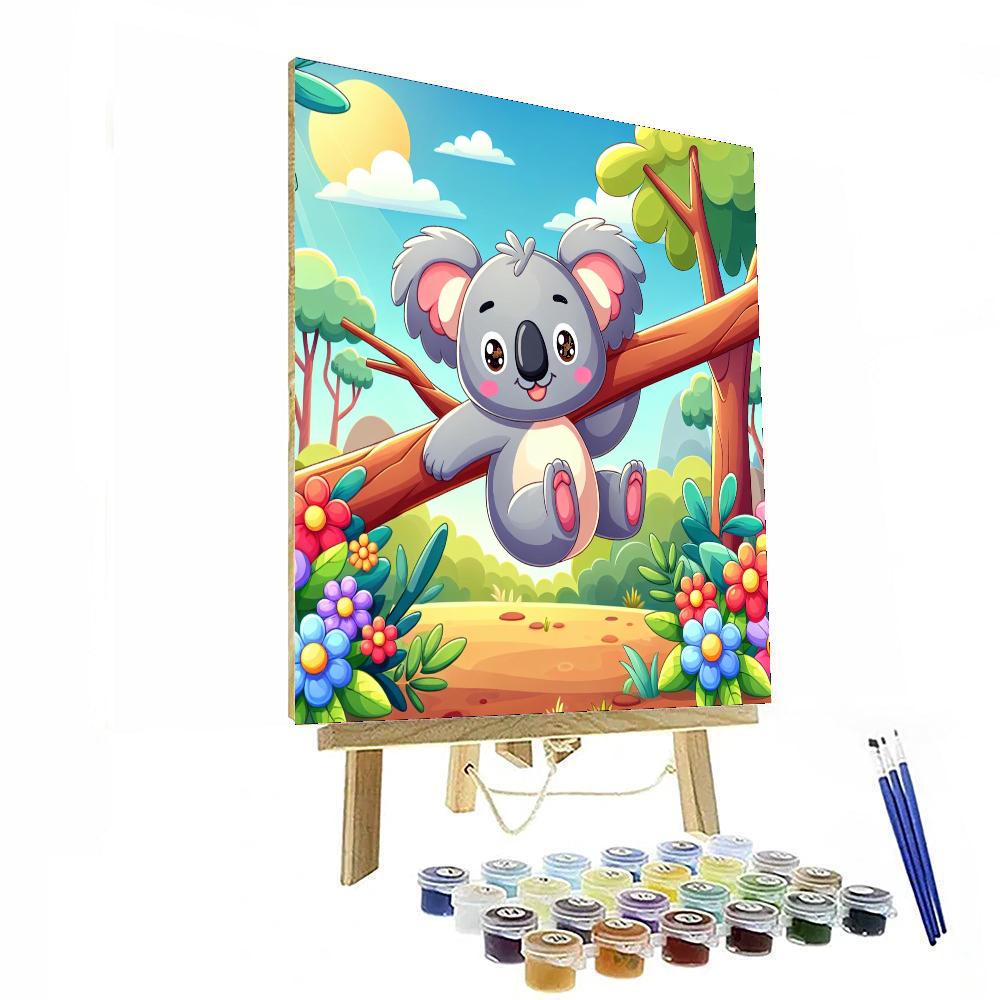 Cuddly Koala Playtime Numbered Painting Kits
