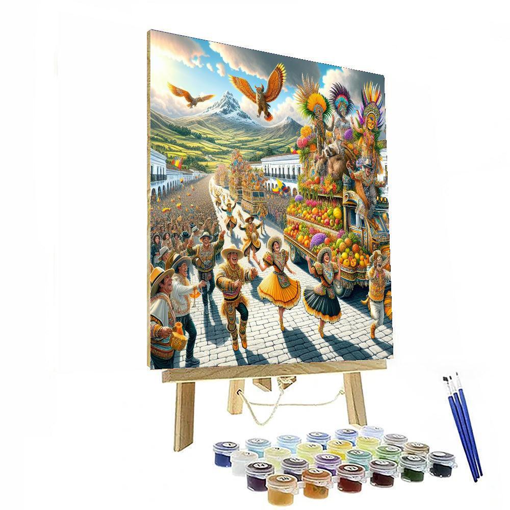 Ecuadorian Carnival - Ecuador Paint By Color