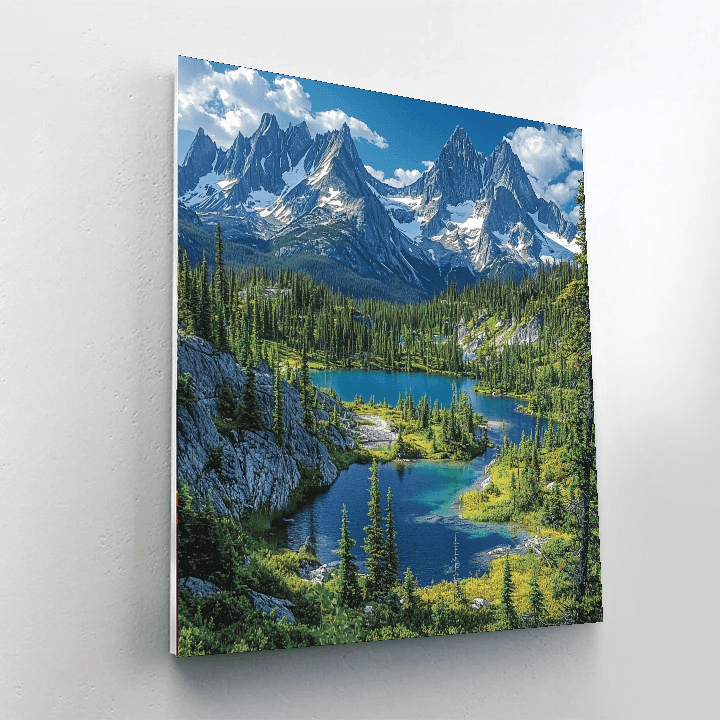 Jasper National Park - Alberta Painting Number Kit