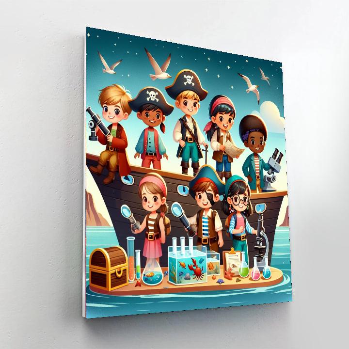 Pirate Science Expedition Paint By Number