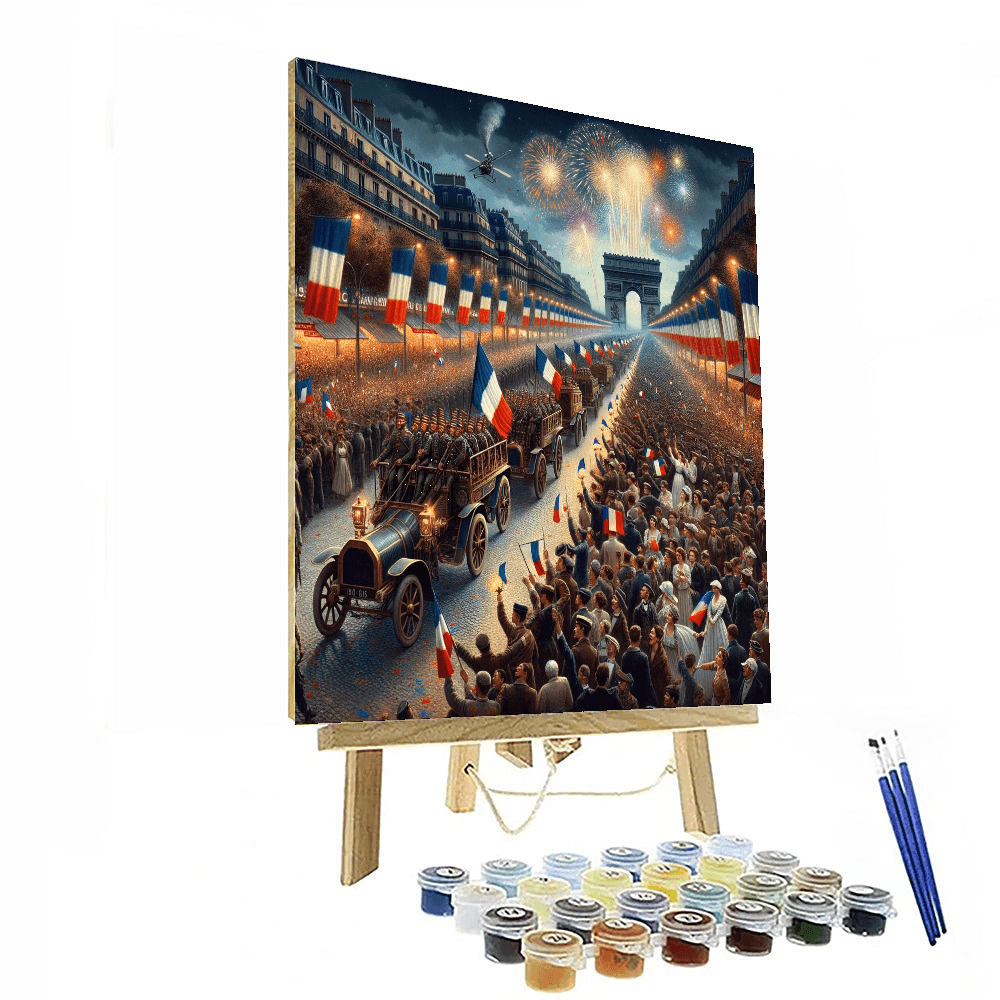 Bastille Day - France Paint By Numbers Art
