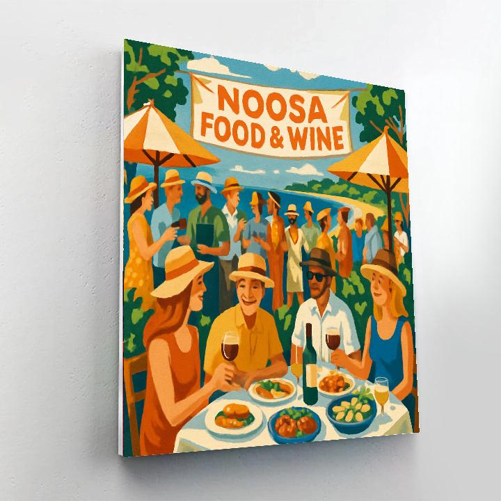 Noosa Food And Wine Festival Painting By Numbers Kit
