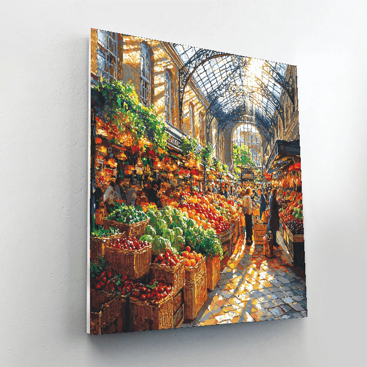 Borough Market - London Numbered Painting Kits