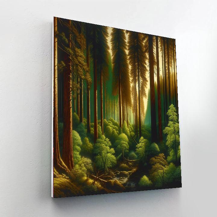 Majestic Forest Majesty Paint By Numbers