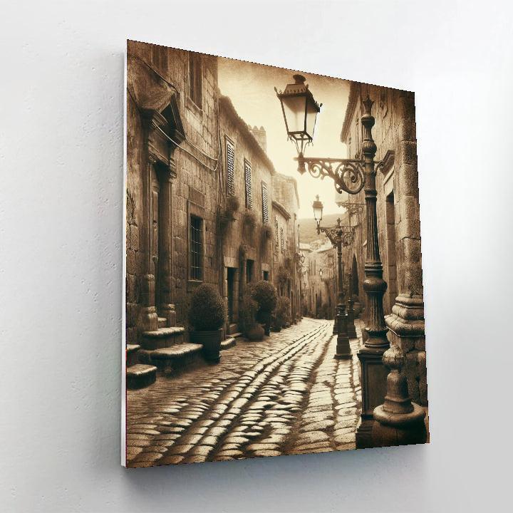 Vintage Street Numbered Painting Kits