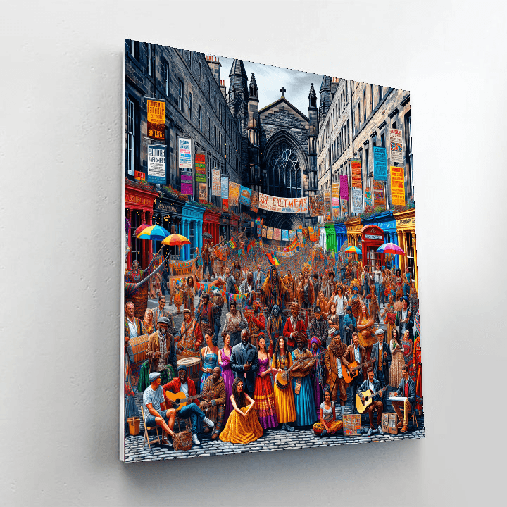 Fringe Festival - Edinburgh Paint By Number