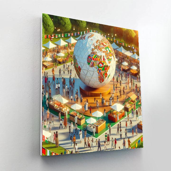 Epcot International Food And Wine Festival - Orlando, Usa Paint By Number