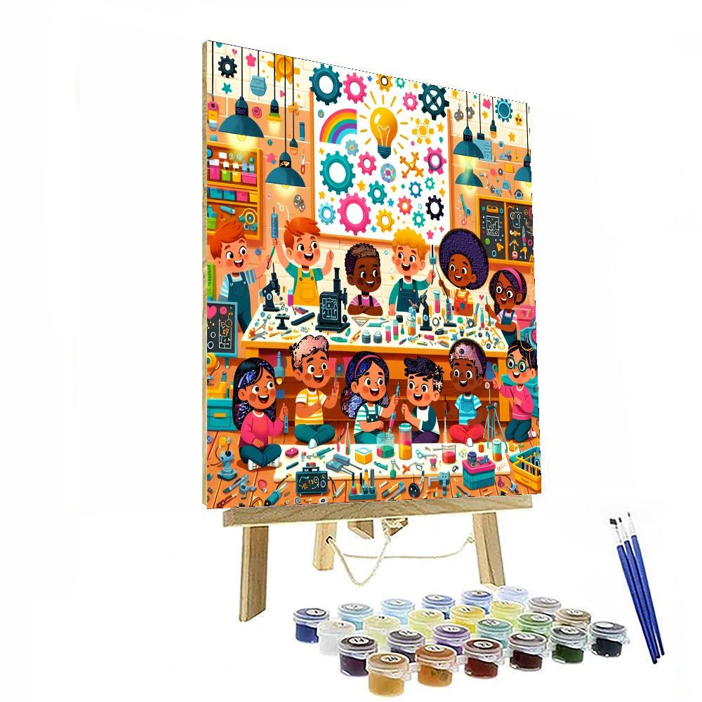 Incredible Inventors Club Numbered Painting Kits