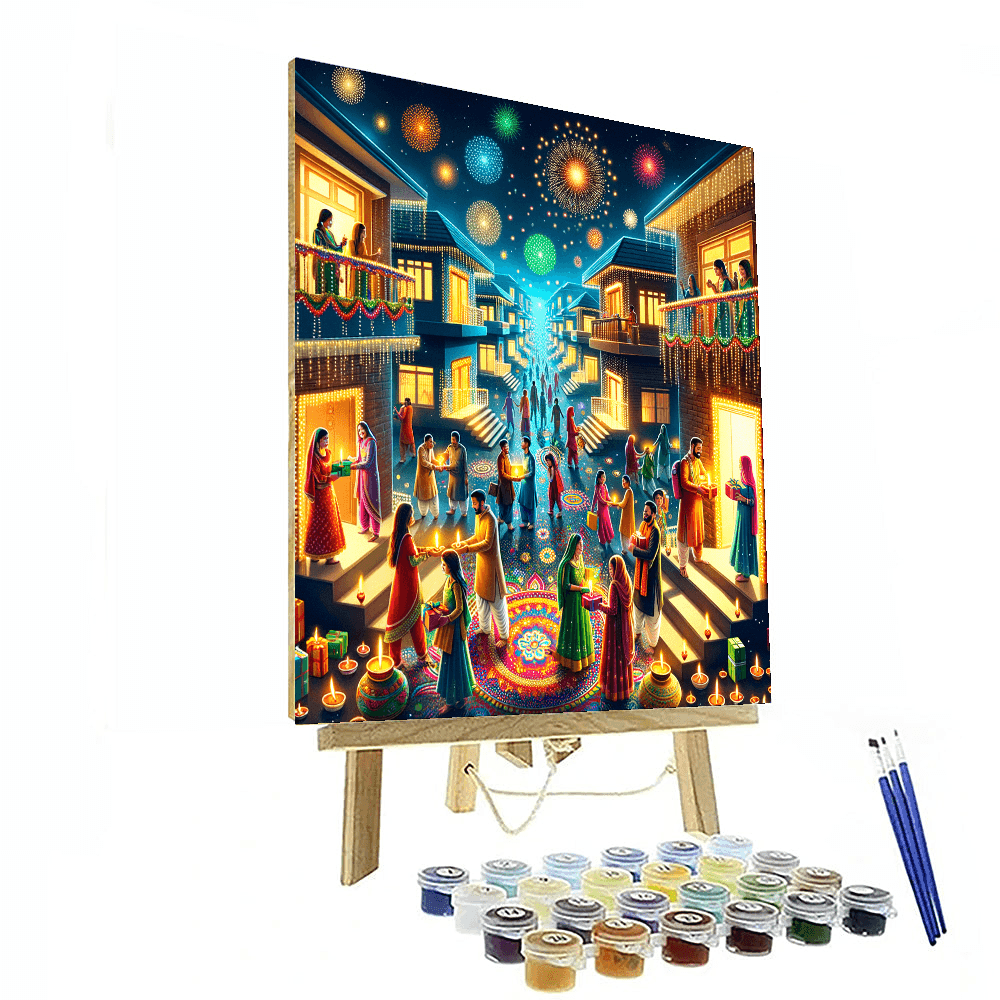 The Diwali Festival Paint By Numbers Kits