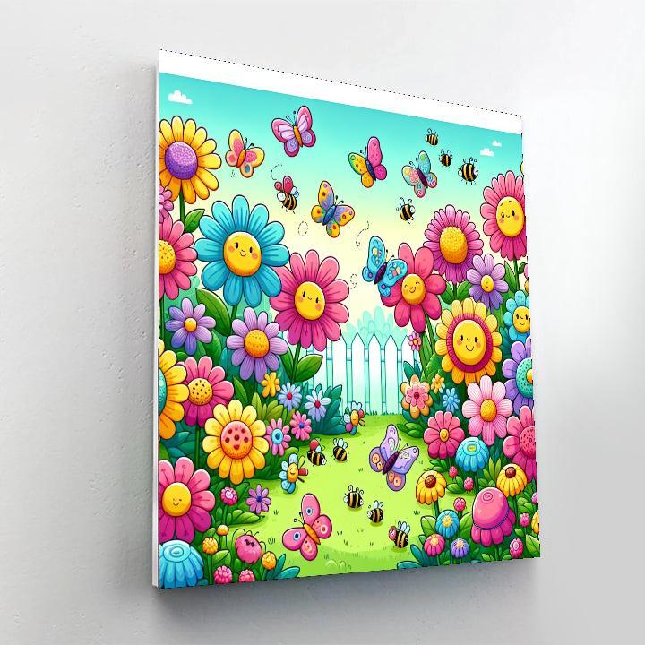 Fantasy Flowers Paint By Numbers Kits