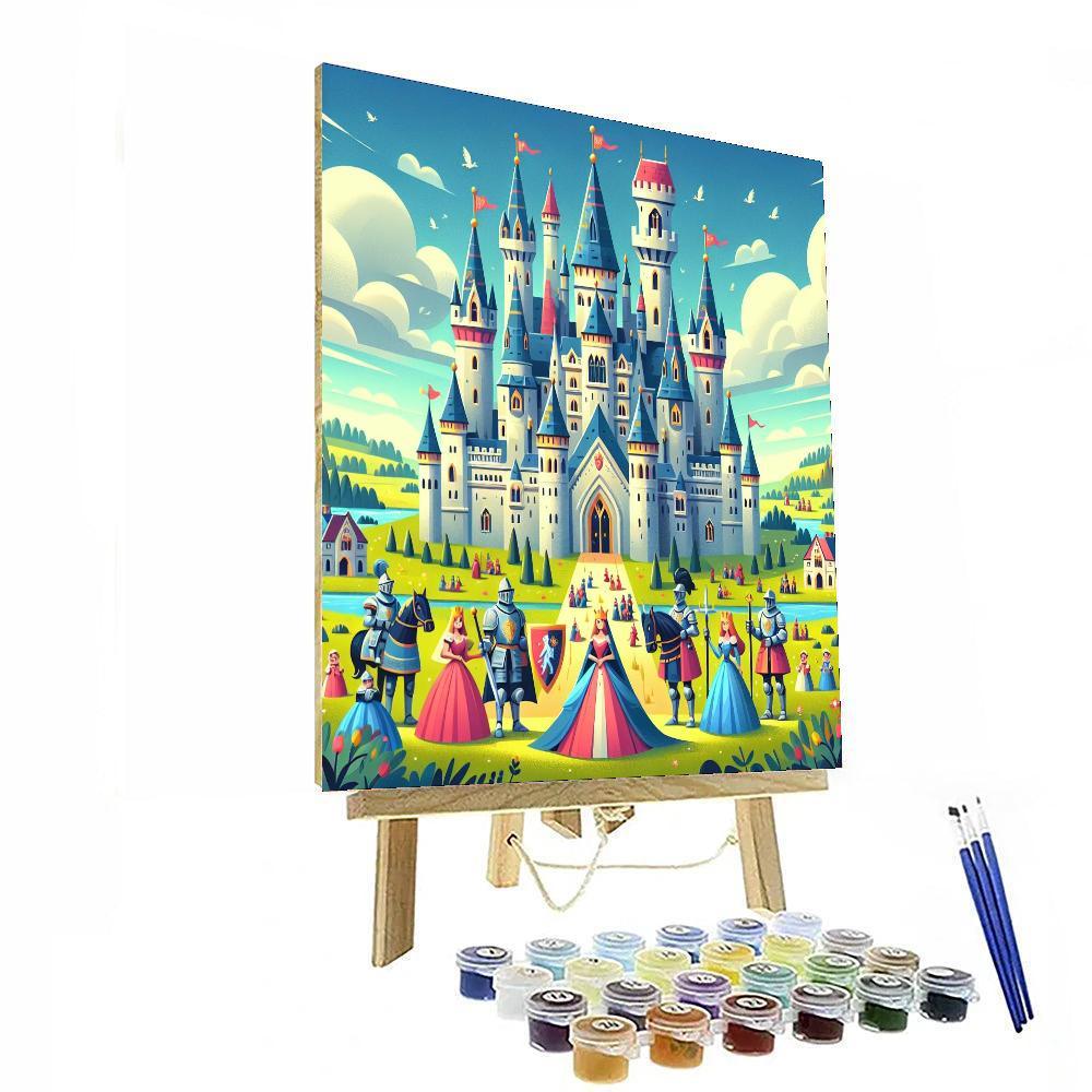 Medieval Castle Legends Paint By Numbers Art