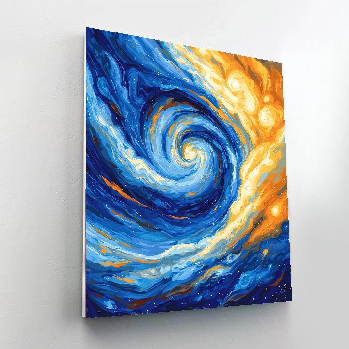 Vincent Van Gogh Inspired Celestial Wonders Of Jupiter  Paint By Color