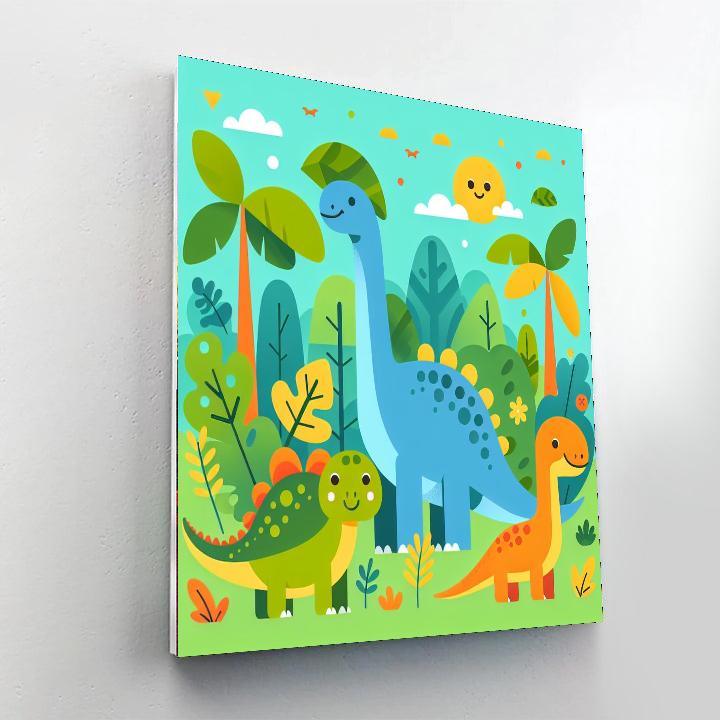 Jurassic Jungle Journey Numbered Painting Kits