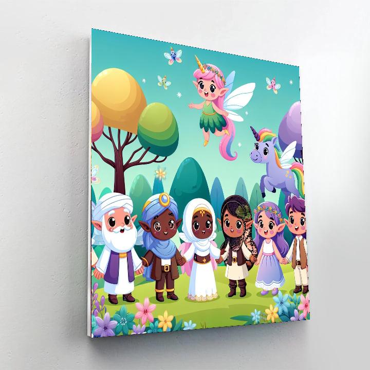 Charming Creatures Painting Number Kit