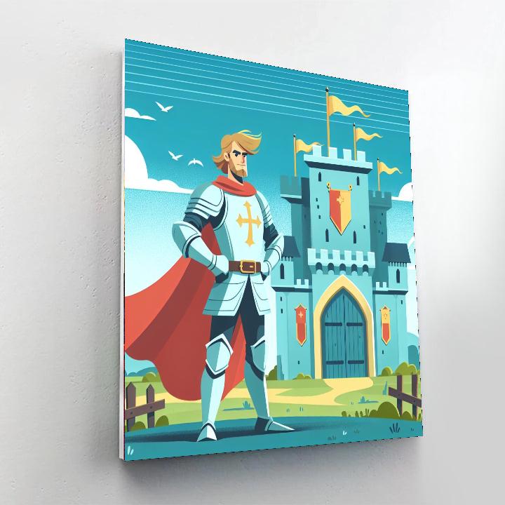 Knight’s Castle Adventure Numbered Painting Kits