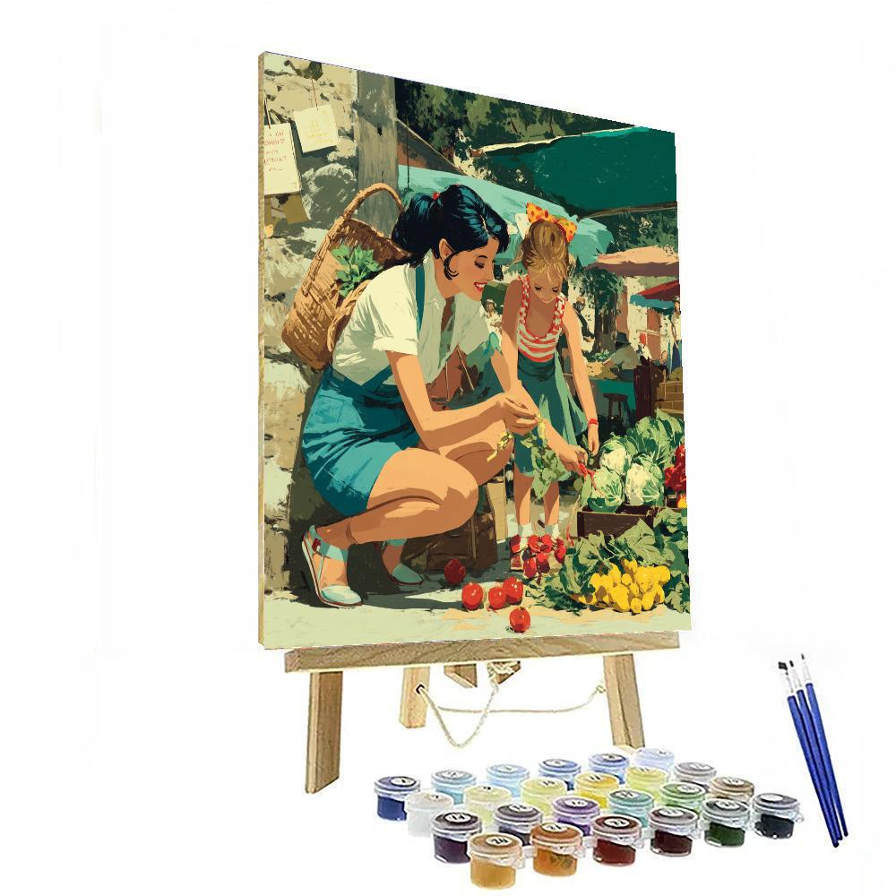 Mornings At The Market Paint By Numbers Kits