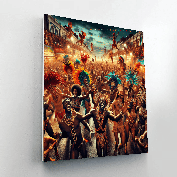 Carnaval De Salvador - Brazil Paint By Color