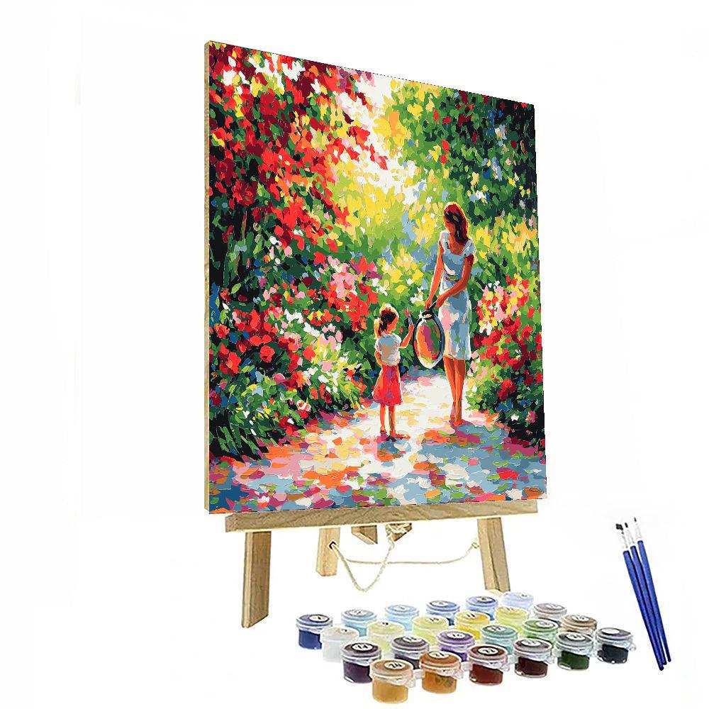 Together In The Garden Number Painting