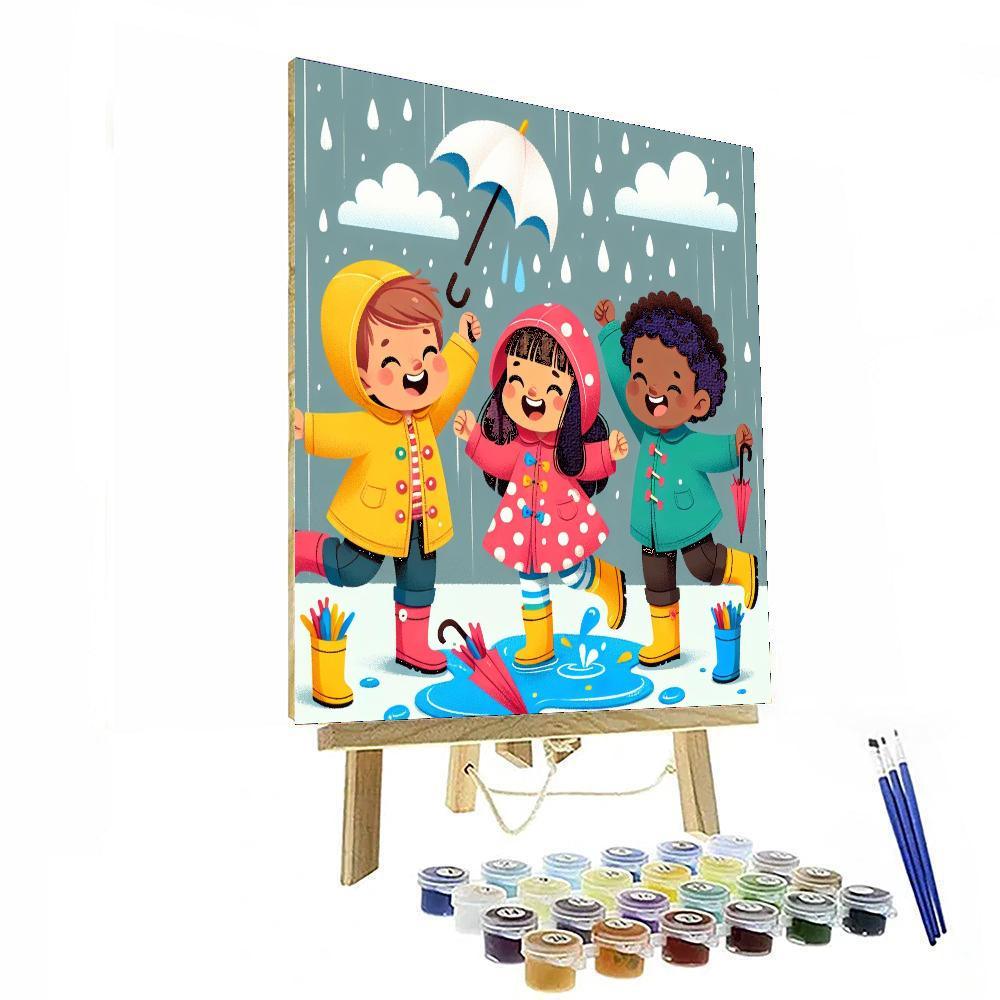 Joyful Rainy Day Adventures Paint By Numbers