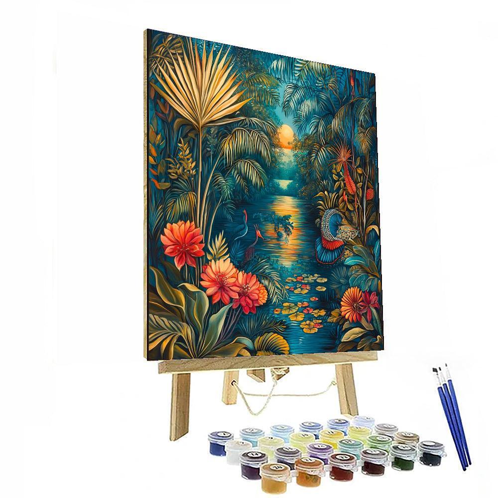 Salvador Dali Inspired Surreal Jungle Dreams  Paint By Numbers