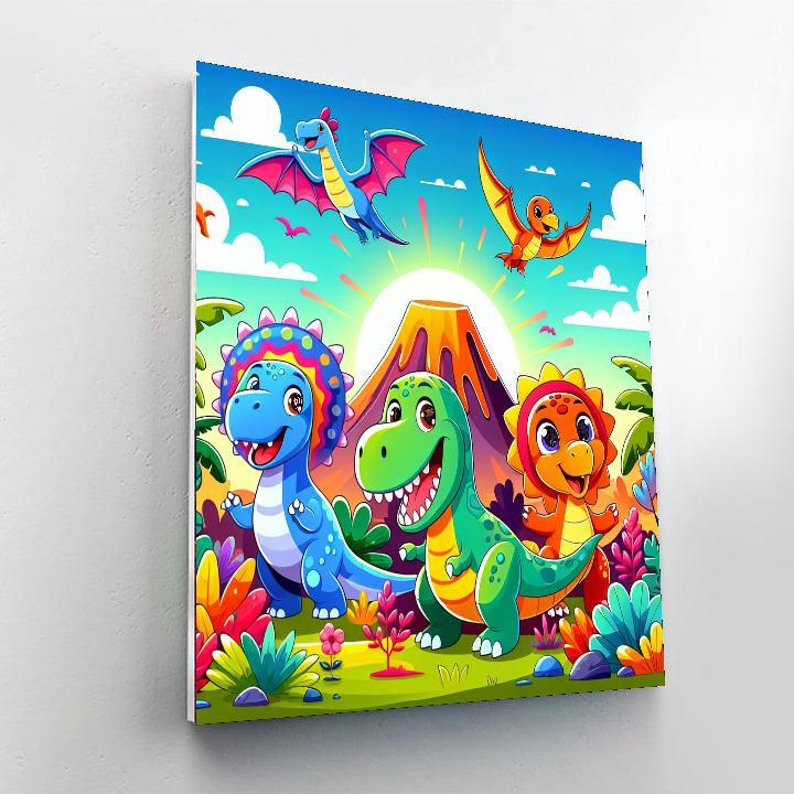 Dino Days Adventure Paint By Number