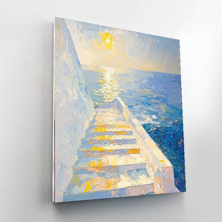 Paul Cézanne Inspired Transcendent Light  Paint By Numbers Kits