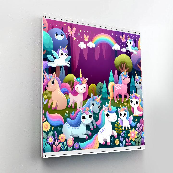 A Day In The Magic Forest DIY Paint By Numbers