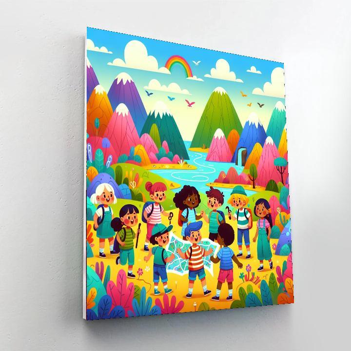 Treasure Hunter's Trail Paint By Numbers