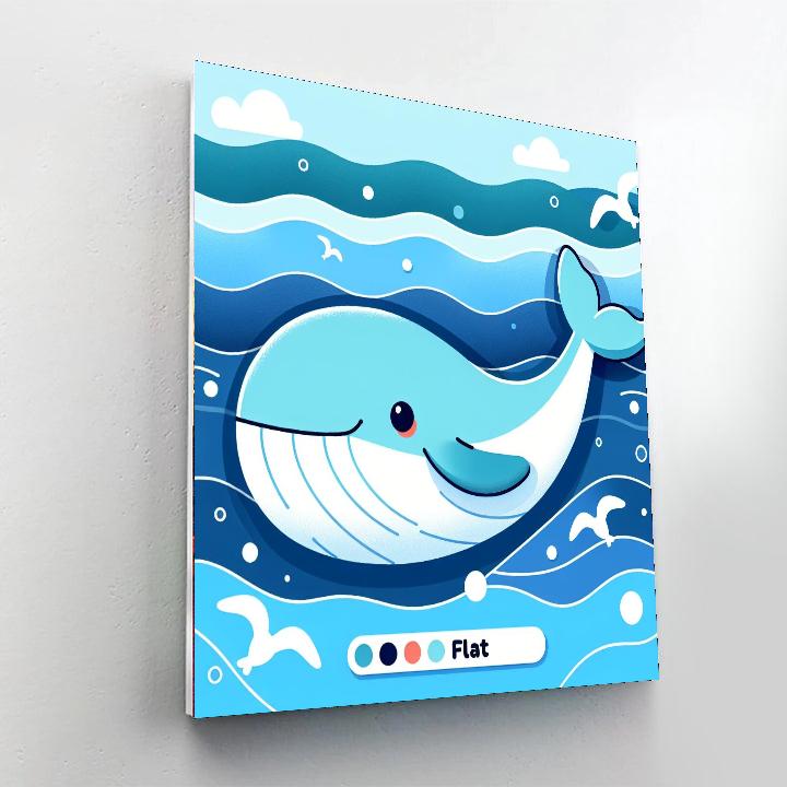 Whale Wonders Numbered Painting Kits