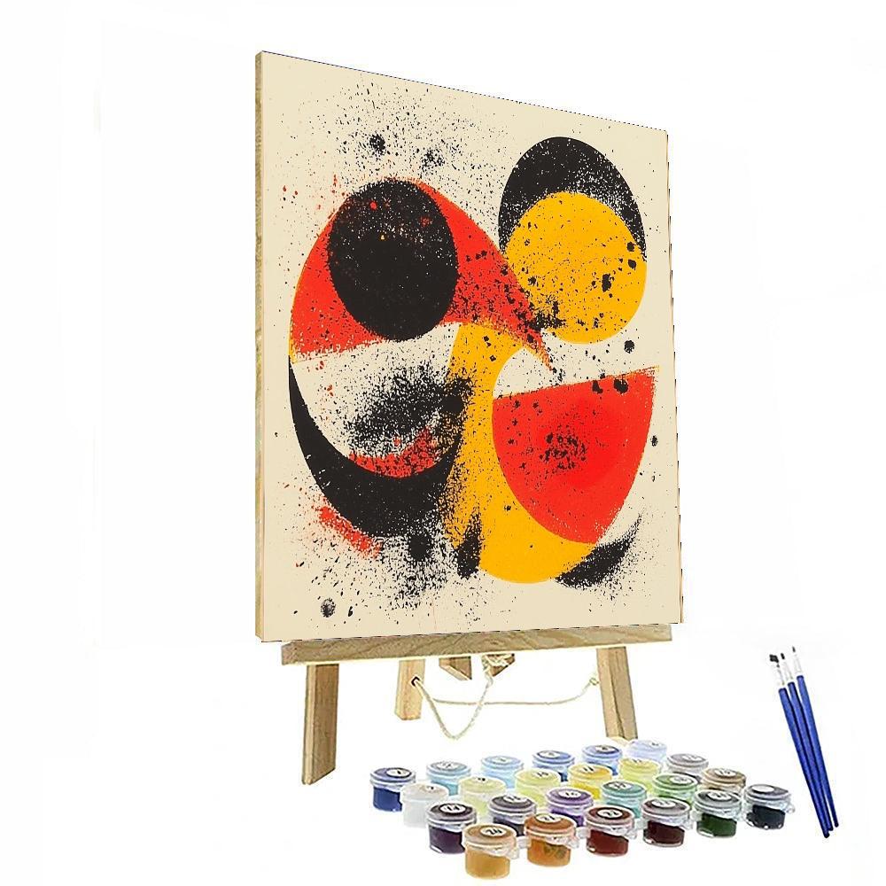 Joan Miró Inspired Infinite Echoes  Paint By Color