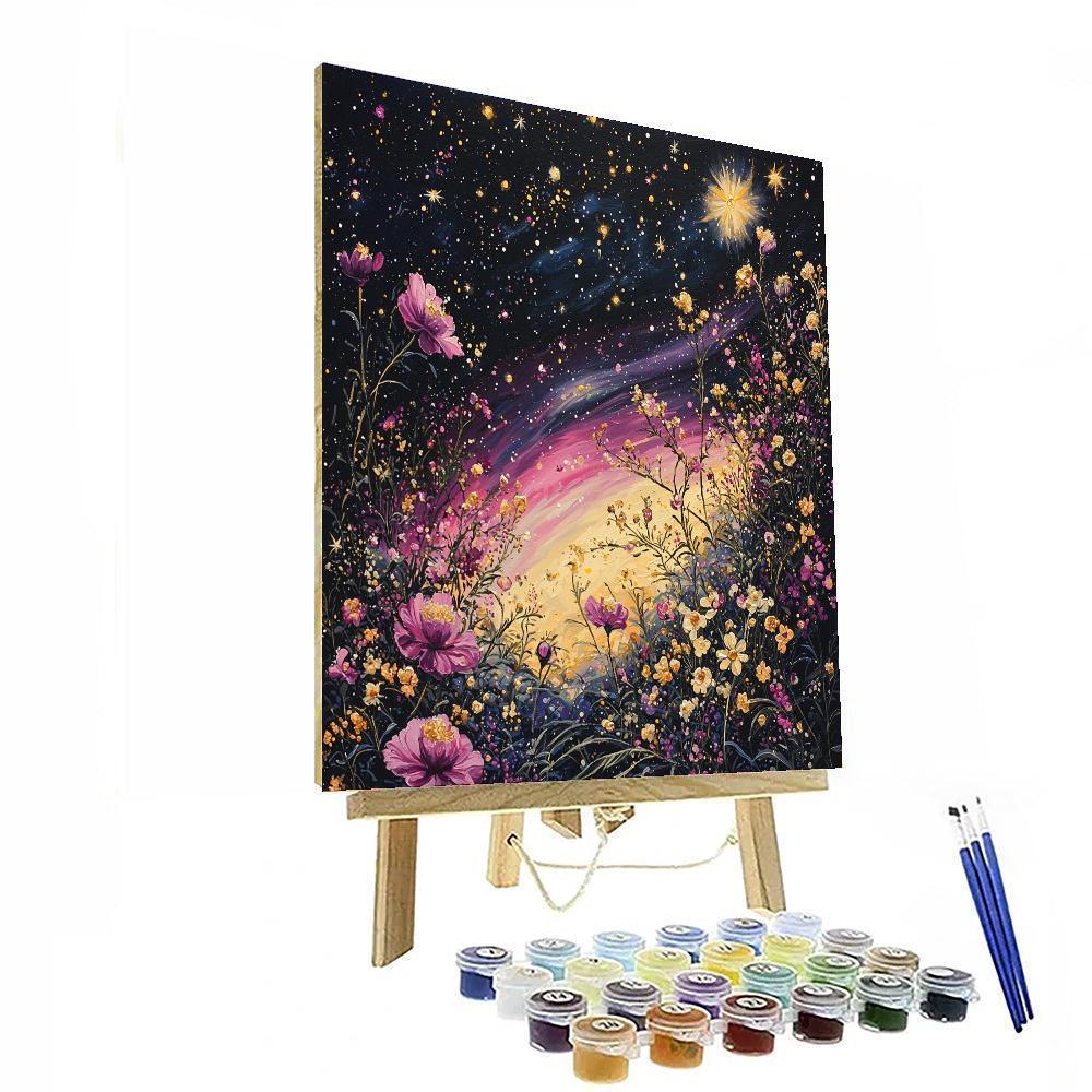 Salvador Dalí Inspired Cosmic Blooms  Paint By Numbers