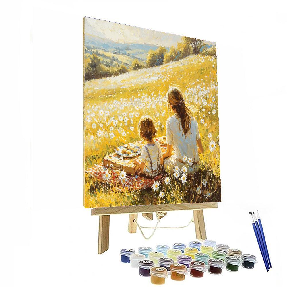 In A Field Of Sunshine Paint By Number