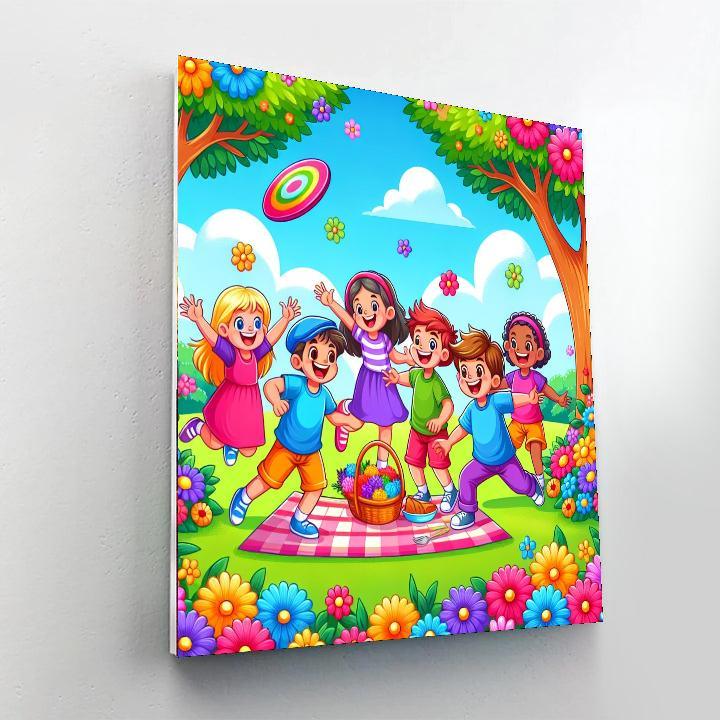 Joyful Park Day Paint By Number