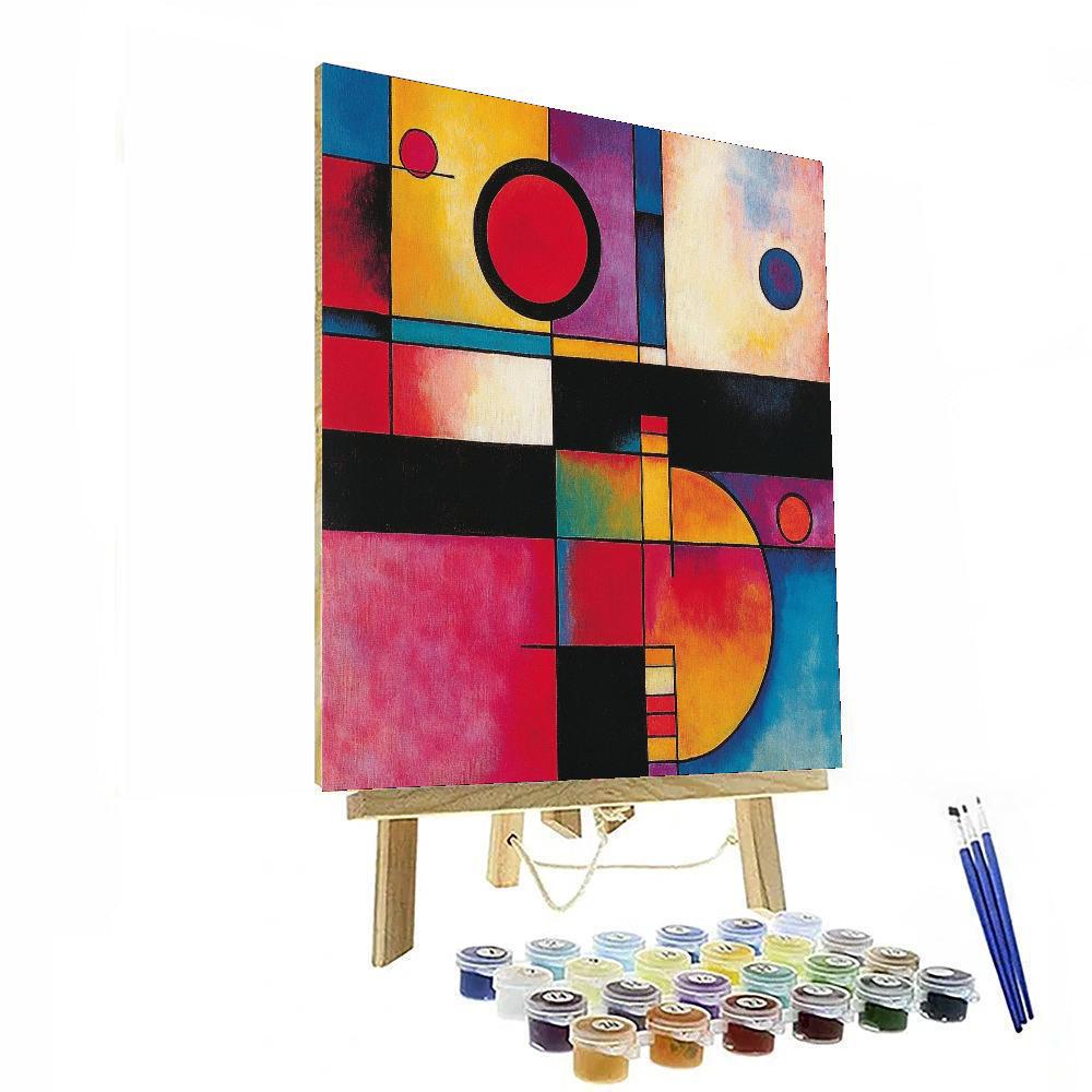 Wassily Kandinsky Inspired Timeless Abstract Symphony  Paint By Number